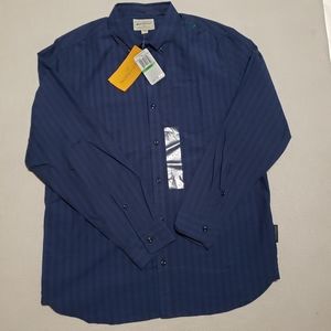 Field & Stream ATLANTIC Blue Button Down Long Sleeve NWT